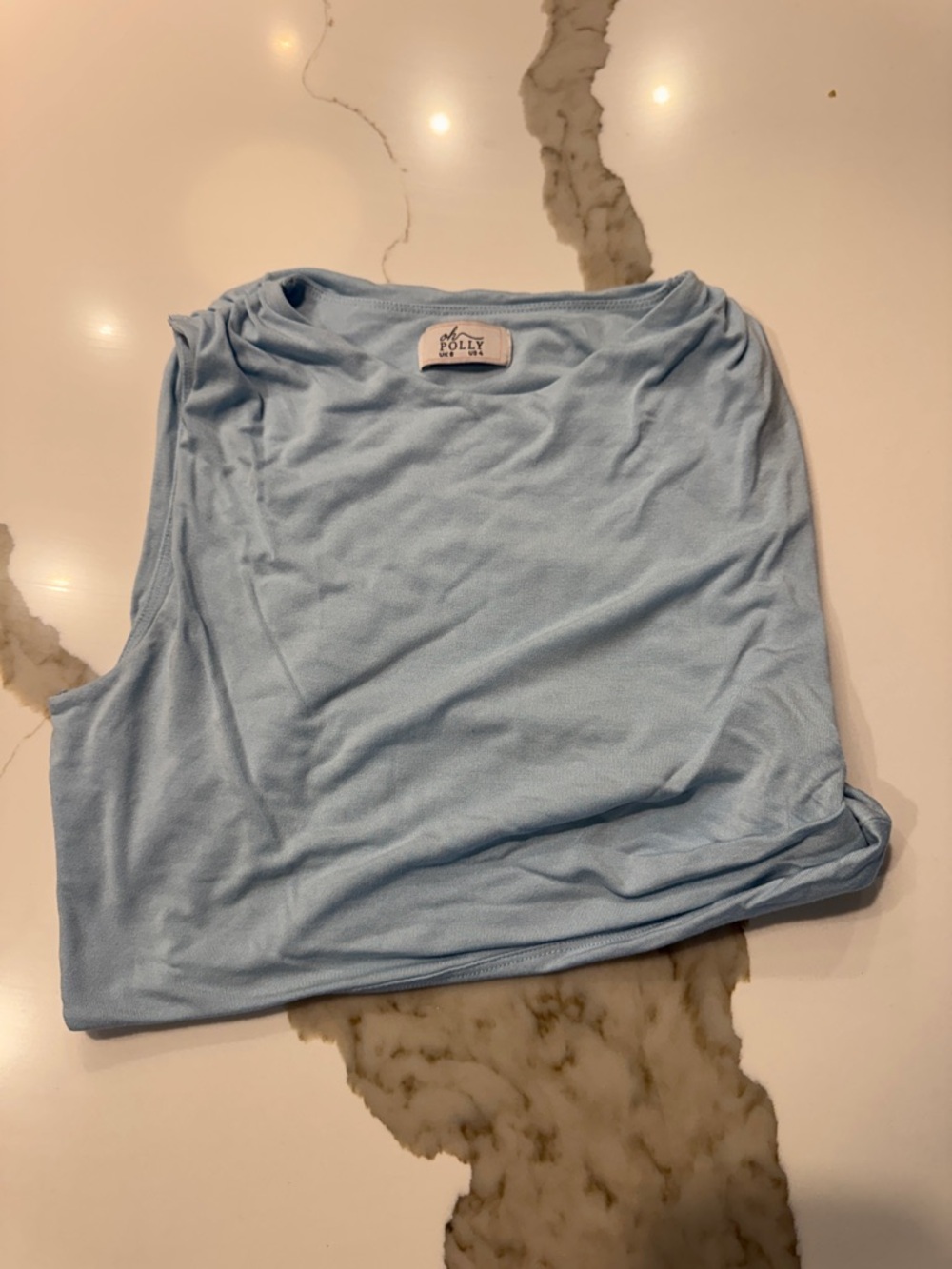 Oh Polly Light Blue Tank Top